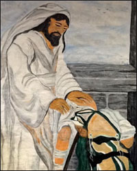 Jesus painting